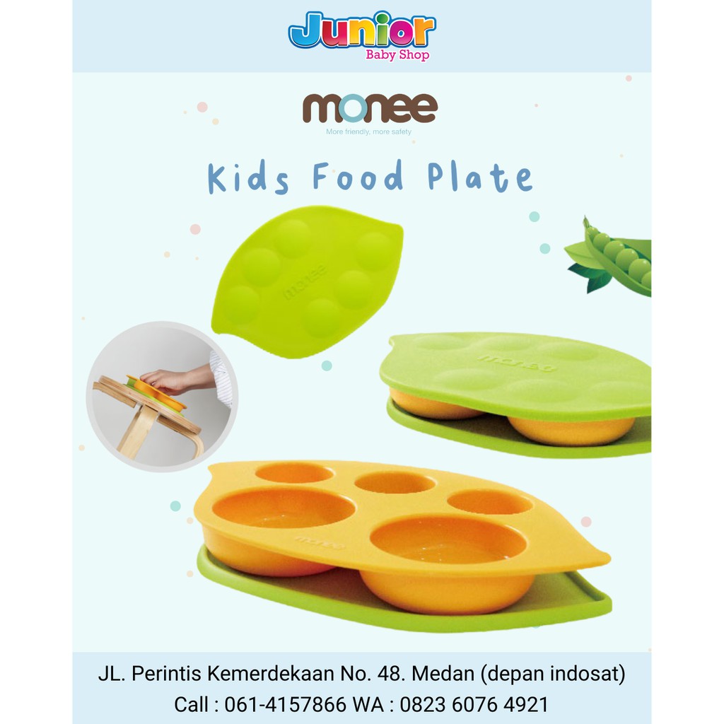 Monee Kids Silicone Food Plate