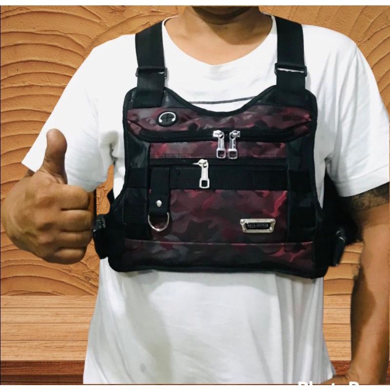 Tas Dada chest bags tas slempang dada bahan import Quality tas outdiort tas