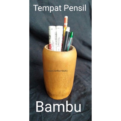 

tempat pesil de bambu tempat pulpen tempat spidol