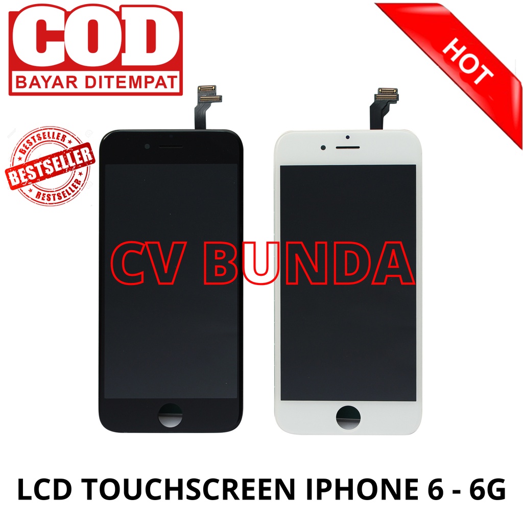 LCD TOUCHSCREEN IP 6 - IP 6G - IP6 - IP6G KUALITAS ORIGINAL