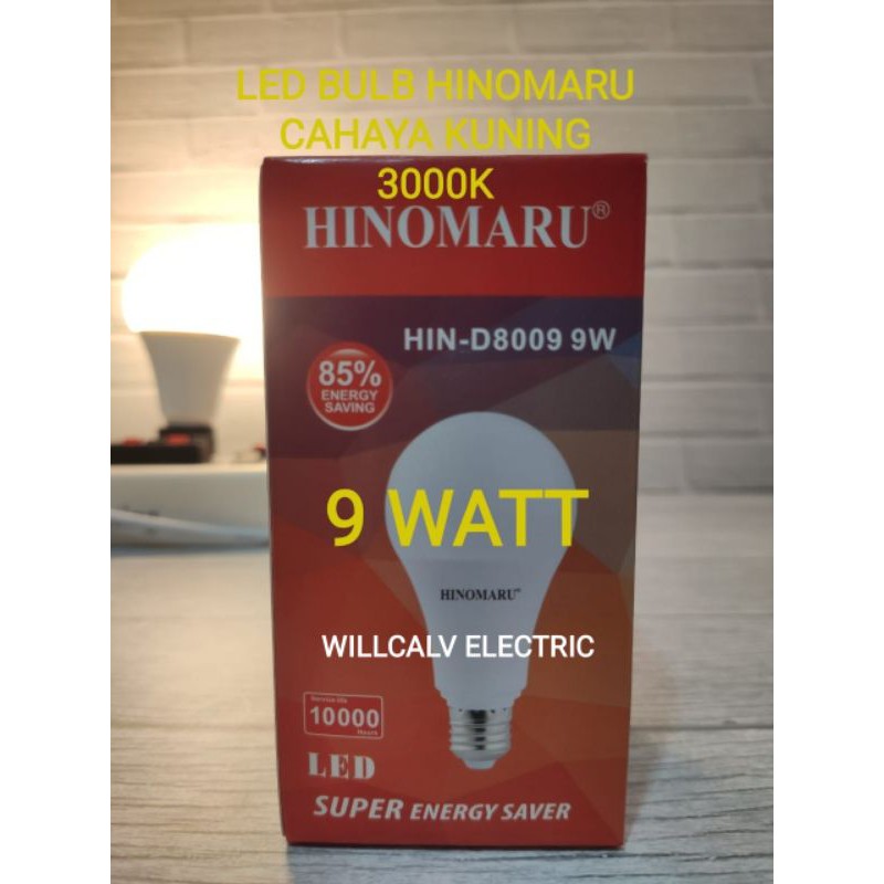 LAMPU LED BULB HINOMARU 9W 9WATT 9 WATT - LAMPU LED HINOMARU 9W 9WATT 9 WATT