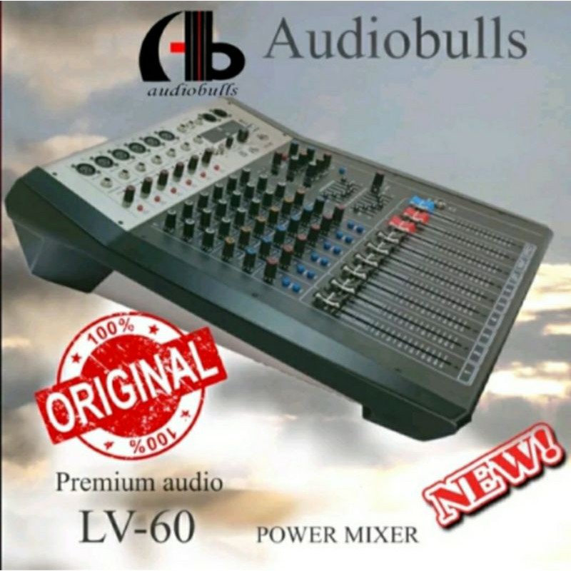 Power Mixer Audio AB Audiobulls Lv60 PREMIUM QUALITY Original