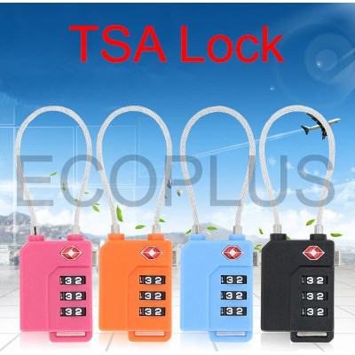 Travel Lock TSA Gembok Tas Koper Ransel Backpack Password