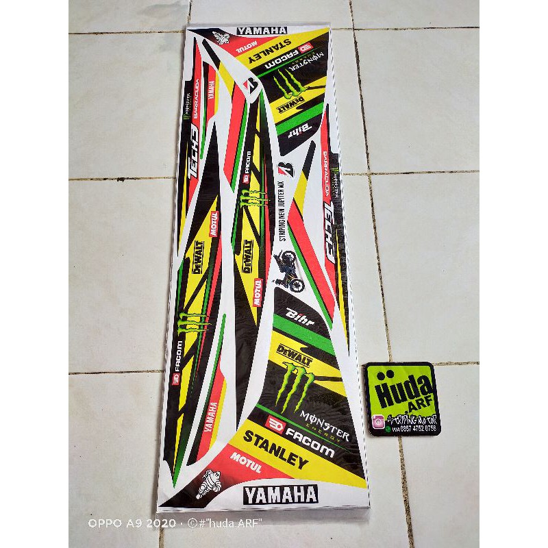 striping NJMX 135 sticker new jupiter mx variasi jupiter mx new 135 striping variasi NJMX "TECH 3"