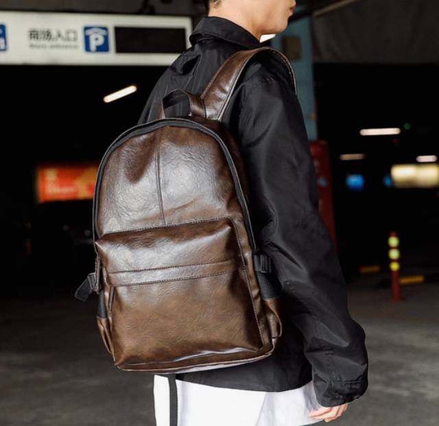 Tas Ransel Kulit Pria Tas Pria (TYCOON)