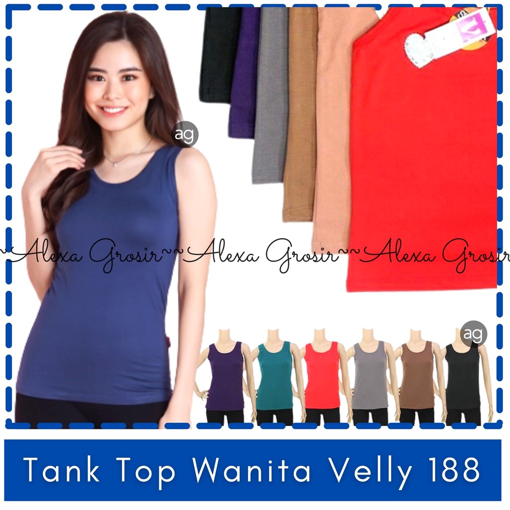 SHOPEE COD Tank top wanita Tali Kecil tangtop wanita tali besar bisa Cash on delevery COD Velly 188