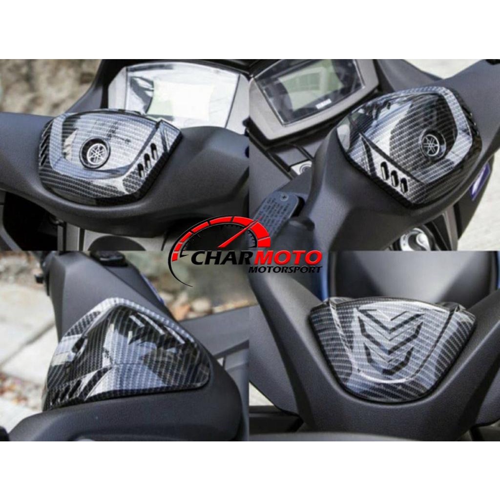 Cover Tutup Stang Nmax 2020 Carbon Karbon Nemo Original PNP - Charmoto