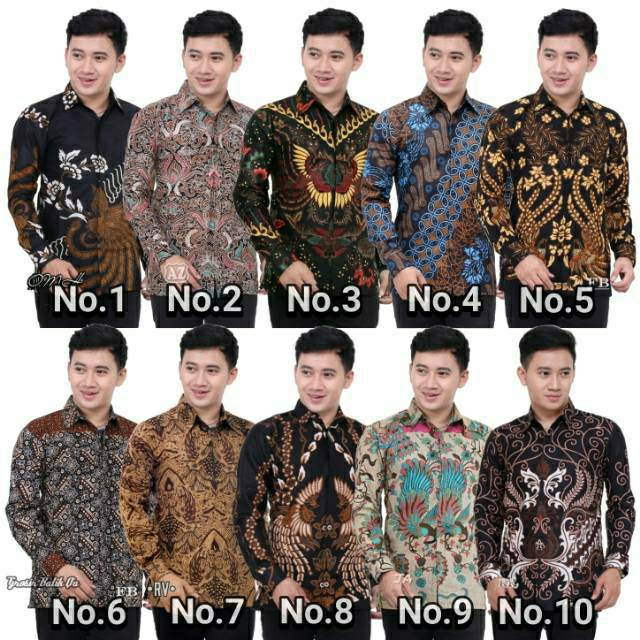 (bayar Ditempat) Cod / Kemeja Batik Pria / Kemeja Casual / Lengan Panjang