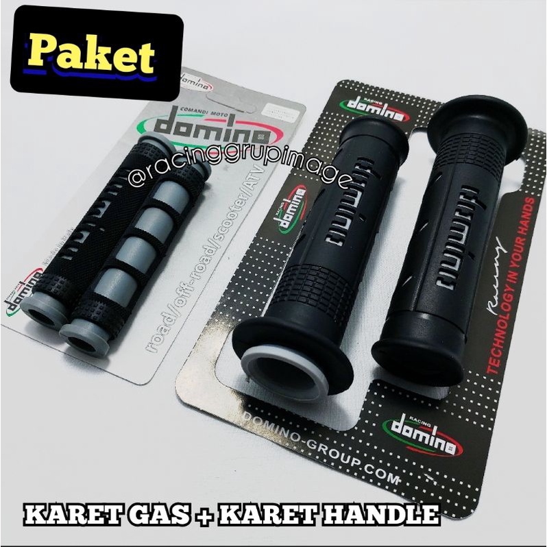 grip + karet handle domino karet gas sisik matic dan bebek