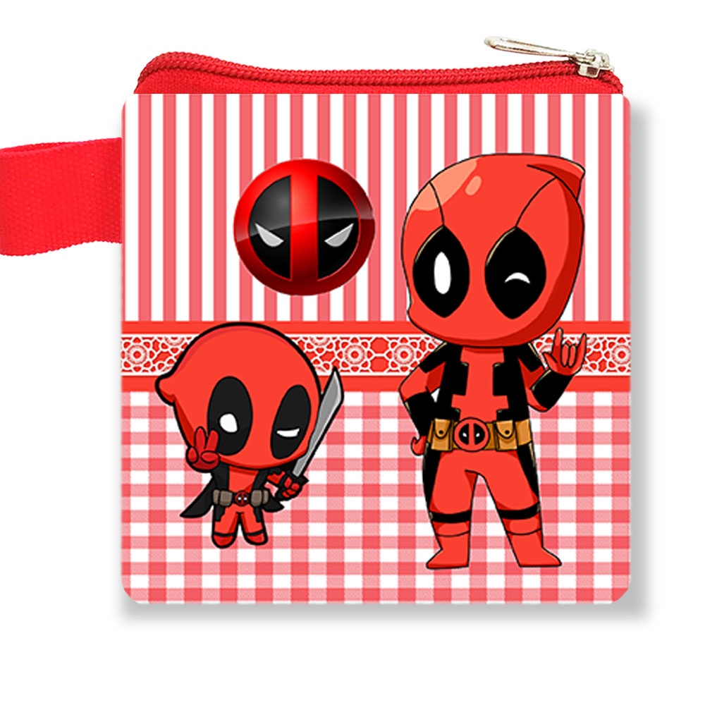 Deadpool Justice League Dompet Mini Wallet Case Pouch Sling Bag Tas Selempang Mouse Pad