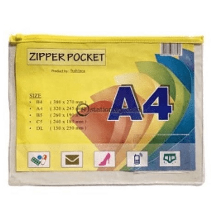 Zipper Pocket A4 Yushinca ZP 101