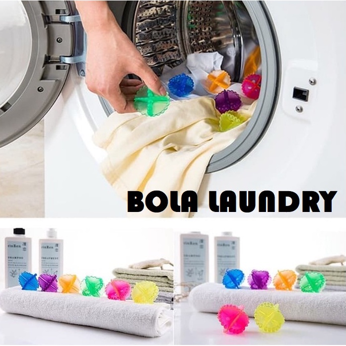 5 PCS BOLA MESIN CUCI PEMBERSIH PAKAIAN / LAUNDRY BALL