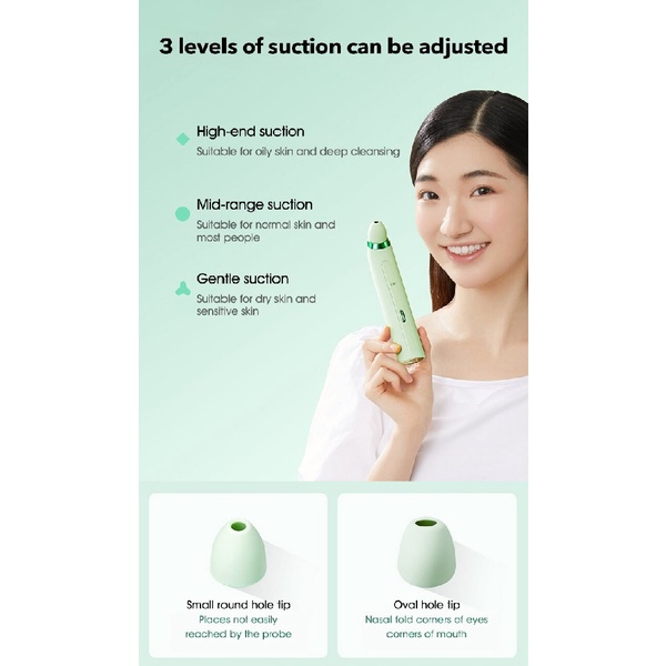 PINJING P-B1U - Visual Blackhead Suction Device - Alat Sedot Komedo