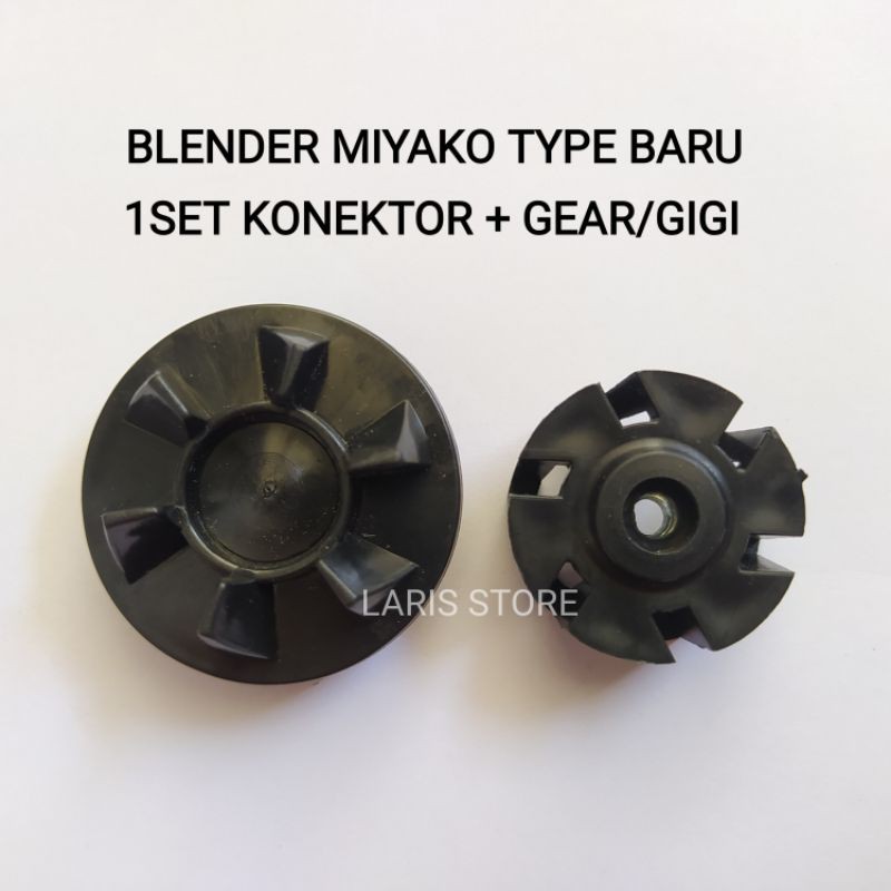 Konektor + Gear/Gigi 1set Blender Miyako Type Baru