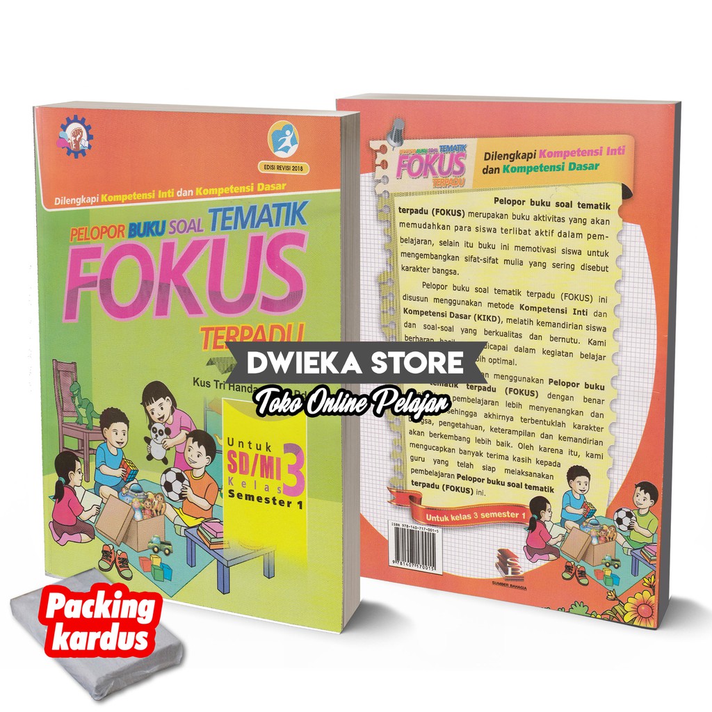 Buku Lks Latihan Ulangan Tematik Fokus Tematik Kelas 3 Semester