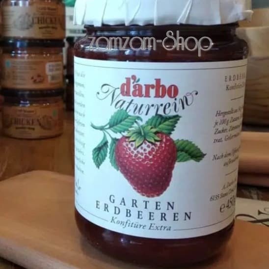 

Selai Darbo Strawberry Preserve/Selai Stroberi 450 Gr