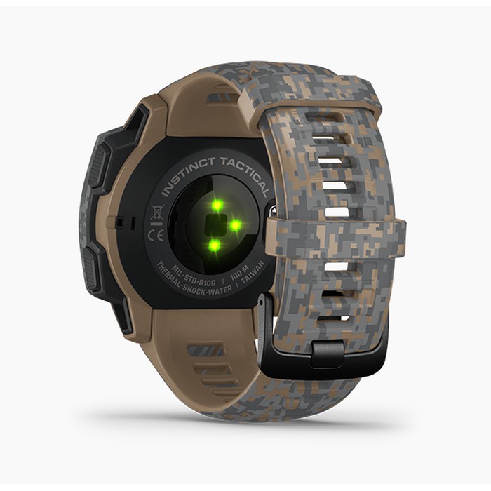 Garmin Instinct Tactical Camo Coyote Tan Garansi Resmi TAM 2 Tahun