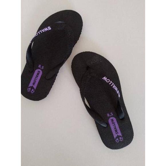 SANDAL JEPIT BY SWALLOW BLACK PEARL M - 02-8,5 UNGU (20 CM)