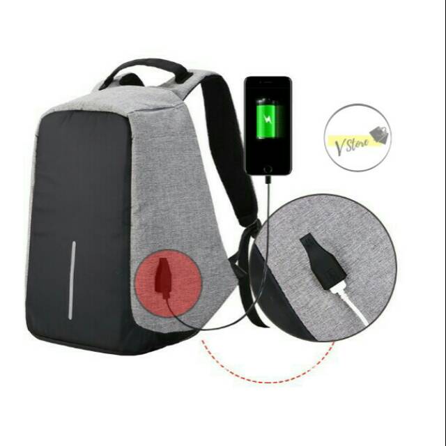 TAS ANTI MALING / TAS PUNGGUNG / TAS WANITA / TAS PRIA / TAS MODEL XD DESIGN BACKPACK ANTI THEFT