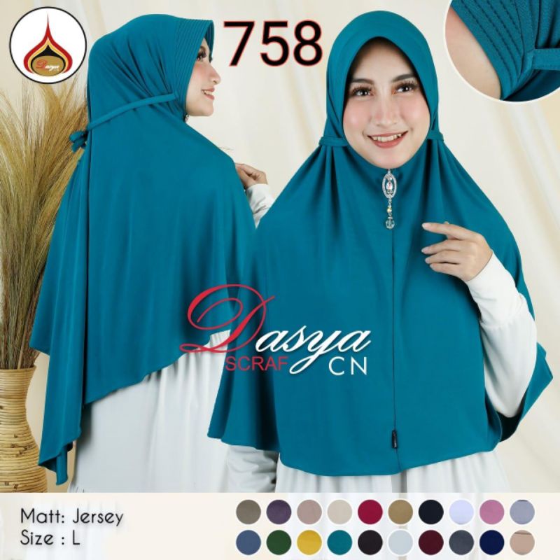 jobunkshop||Bergo Pet Kecil/antem Tali Ori by dasya scarf cn size L
