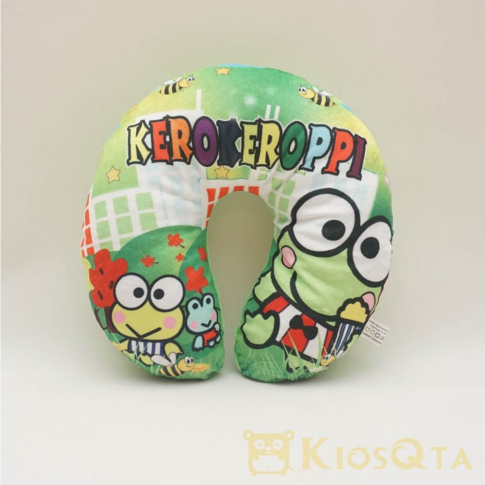 Bantal leher keroppi printing