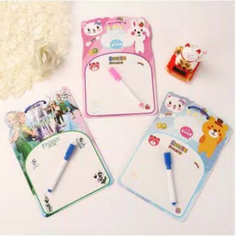 

Papan Tulis Anak 2 Sisi Papan Gambar Anak 213 Karakter Lucu Free