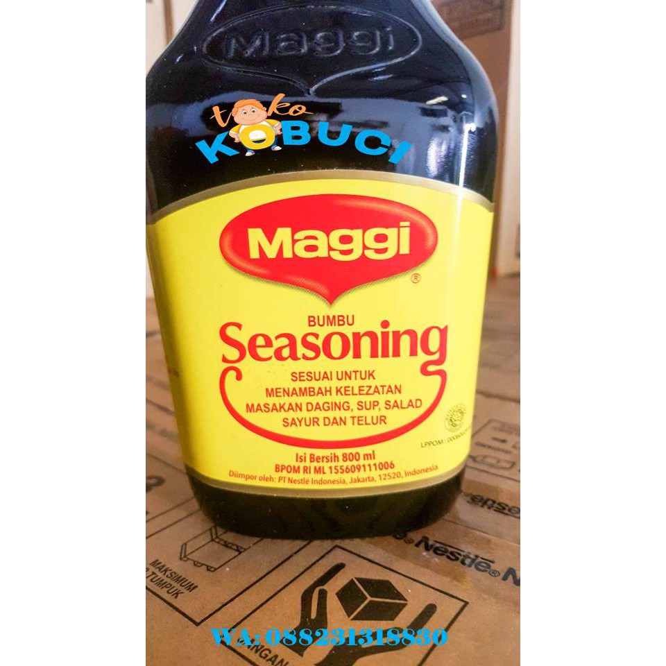 

Kecap Maggie Maggi Seasoning 800 ml Murah Penyedap Umami Halal