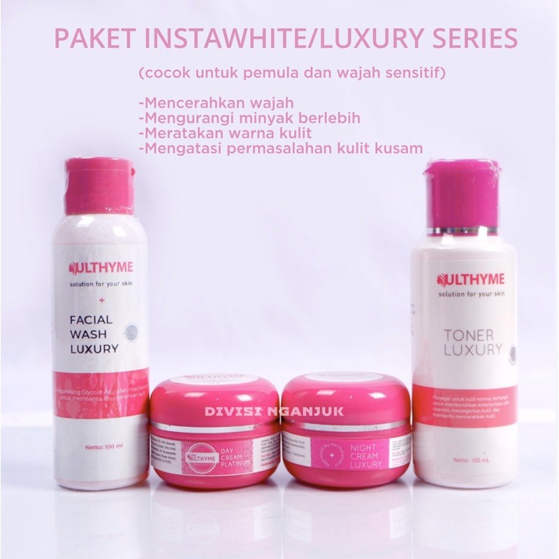 PAKET LUXURY ULTHYME SKINCARE/INSTAWHITE