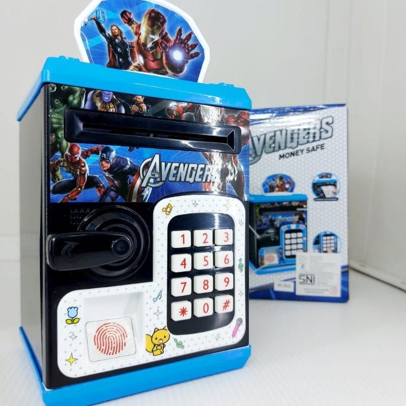 MAINAN ANAK BERANGKAS MAINAN CELENGAN ANAK ATM BANK SENSOR FINGERPRINT MAINAN BANK SENSOR JARI MONEY