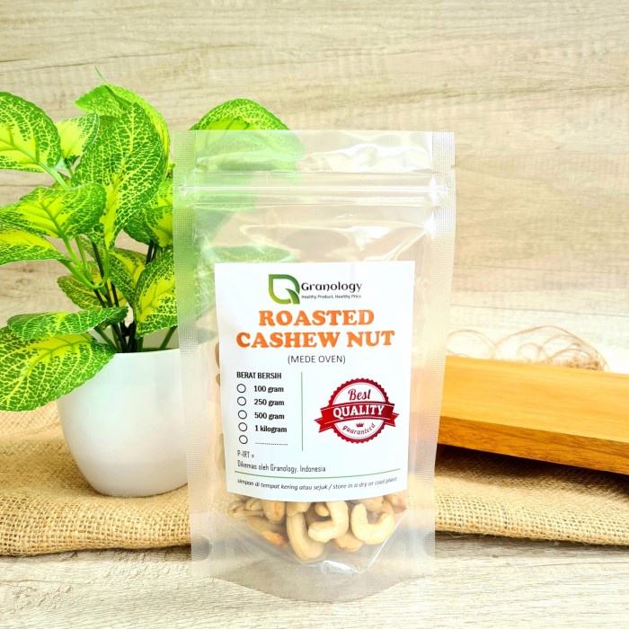 

504Omekho Kacang Mede Oven / Roasted Cashew Nut Original (100 Gram) By Granology Jy60Jhh