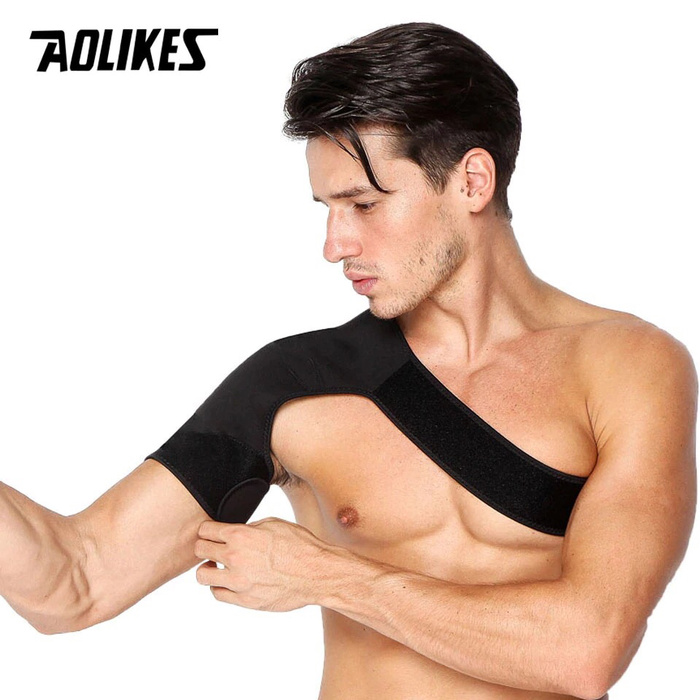 Hotlist 1693 Aolikes Shoulder Support Sleeve Deker Pelindung Penyangga Bahu - Kiri