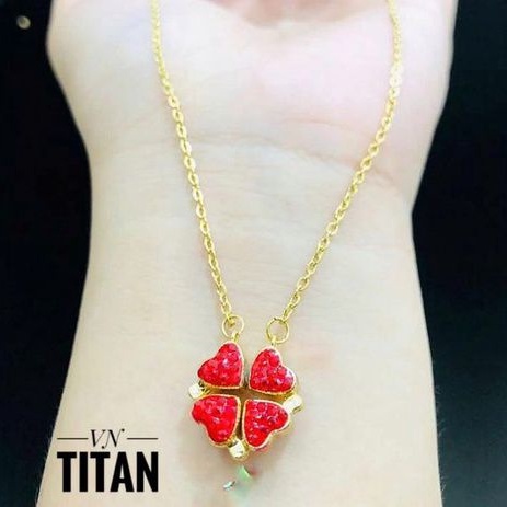 Titanium perhiasan kalung wanita n99