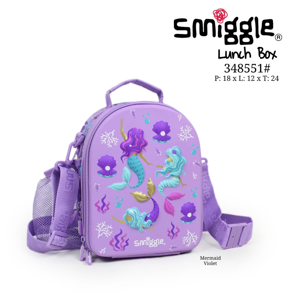 Smiggle Curve Hardtop Lunchbox Lunchbag