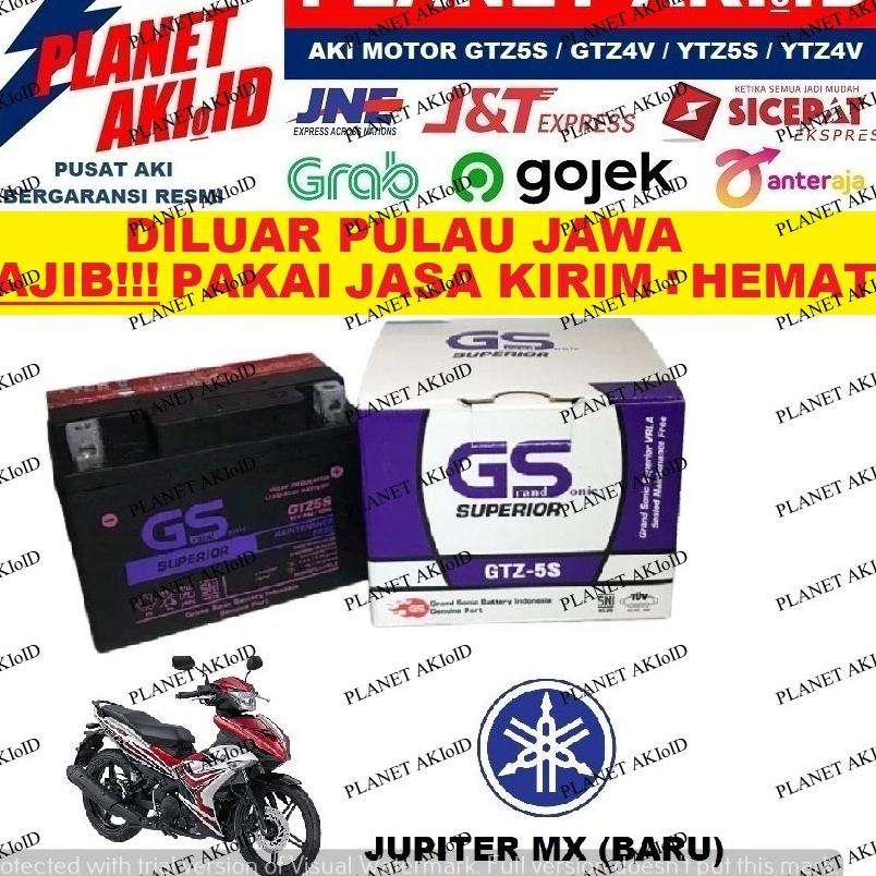 Update Gembira Aki Motor Yamaha New Jupiter MX 135 GTZ5 GTZ5S GTZ 5S GS Y Accu Kering MF