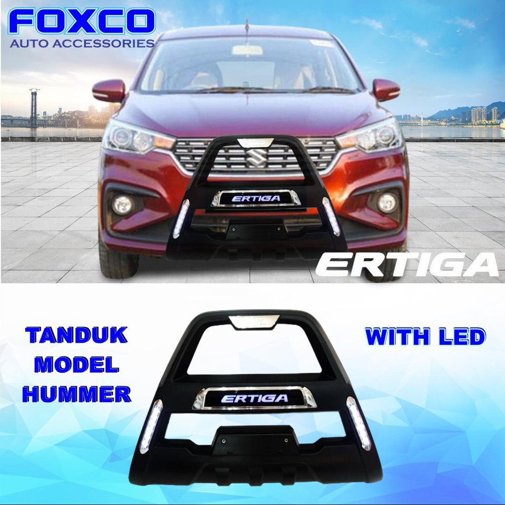 Tanduk Depan Bumper Depan Suzuki Ertiga Model Hummer With Led