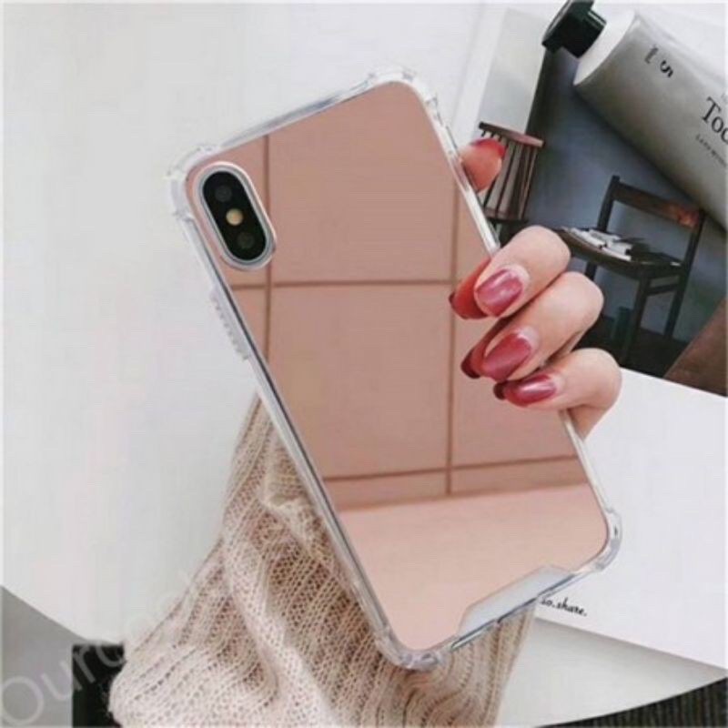 Mirror Case Anticrack  For Iphone Oppo A15 A5s A3s A1k A11k A37 A71 A12 A31 A5 A11 A83 A33 A53 f F1s F5 F7 F9 F11 A54 Vivo Y20 Y12s Y30 Y12 Y15 Y17  Y91 Y93 Y95 Y1s Y91c Realme 3 5 C1 C2 C3 C12 C15 C21 7 8 Xiaomi 4 5a 6a 7a 8a 9a 9c 11 Note 5 7 8 9 10