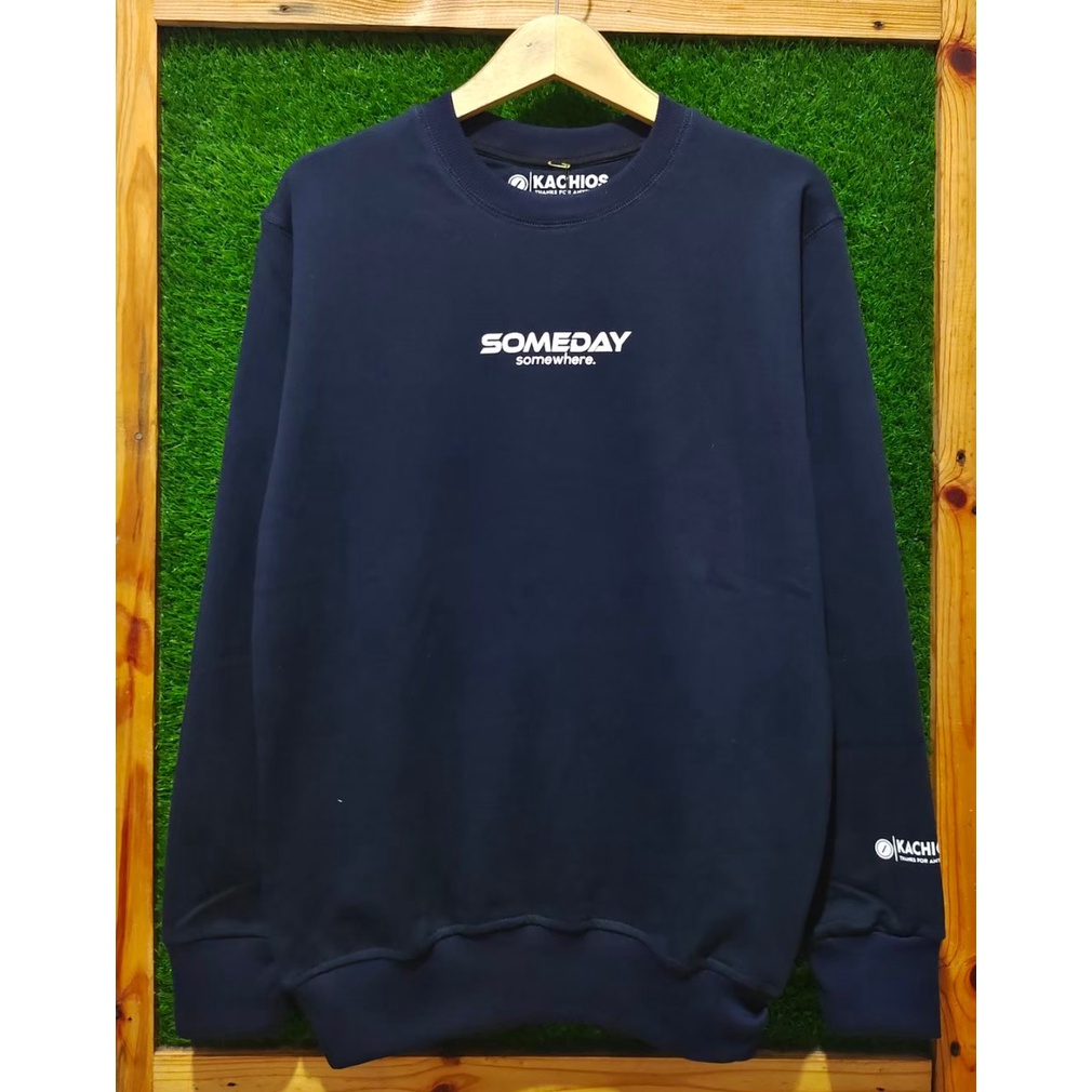 SWEATERSHIRT CREWNECK CARDINGAN ORIGINAL KACHIOS - CREWNECK CARDINGAN JUMBO - KRUNEK COWOK SABLON CRUNEK OVERSIZE