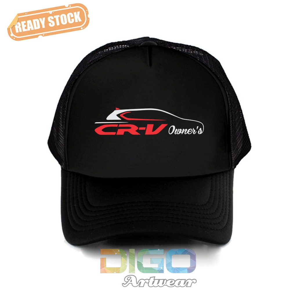 Topi honda CRV owners Hitam Premium