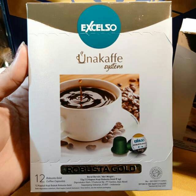 

Kopi kapsul robusta gold[Excelso-Unakaffe]