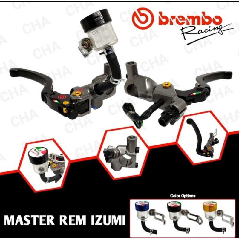 MASTER REM BREMBO IZUMI SET KIRI KANAN UNIVERSAL BEAT NINJA SATRIA FU SONIC VIXION