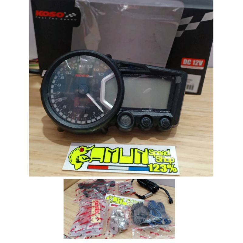 speedometer digital koso rx2 original koso spidometer koso rx2