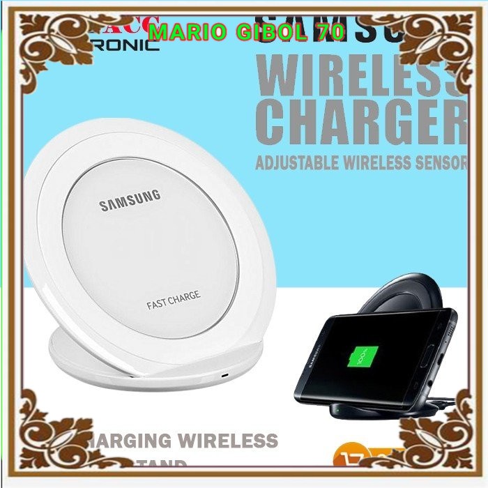 Wireless charger tanpa kabel untuk Hp Android Samsung Galaxy