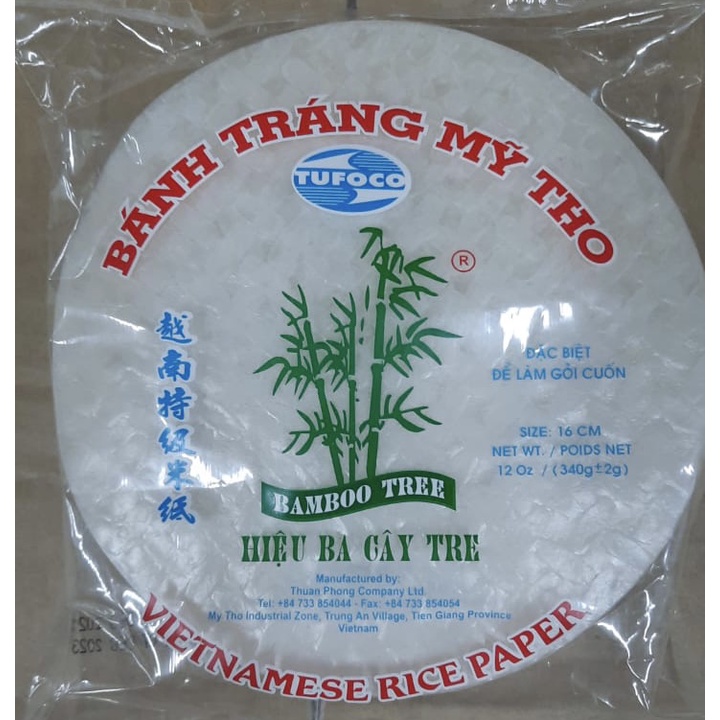 

Tufoco Bamboo Tree Round Rice Paper 340 gram Sizes 16,22,25,28,31 (CM)