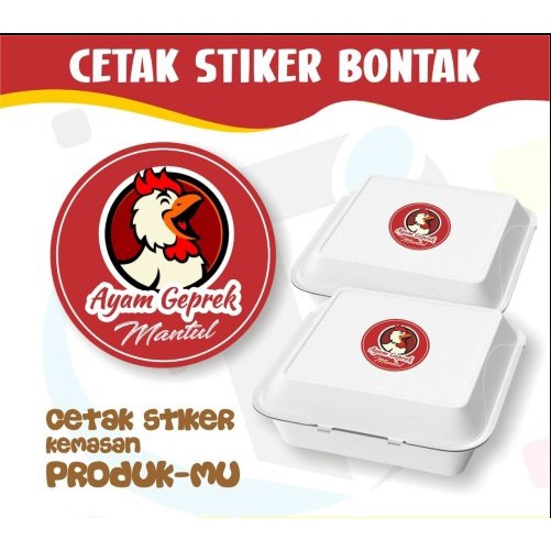 

sticker label kemasan 5x5 cm