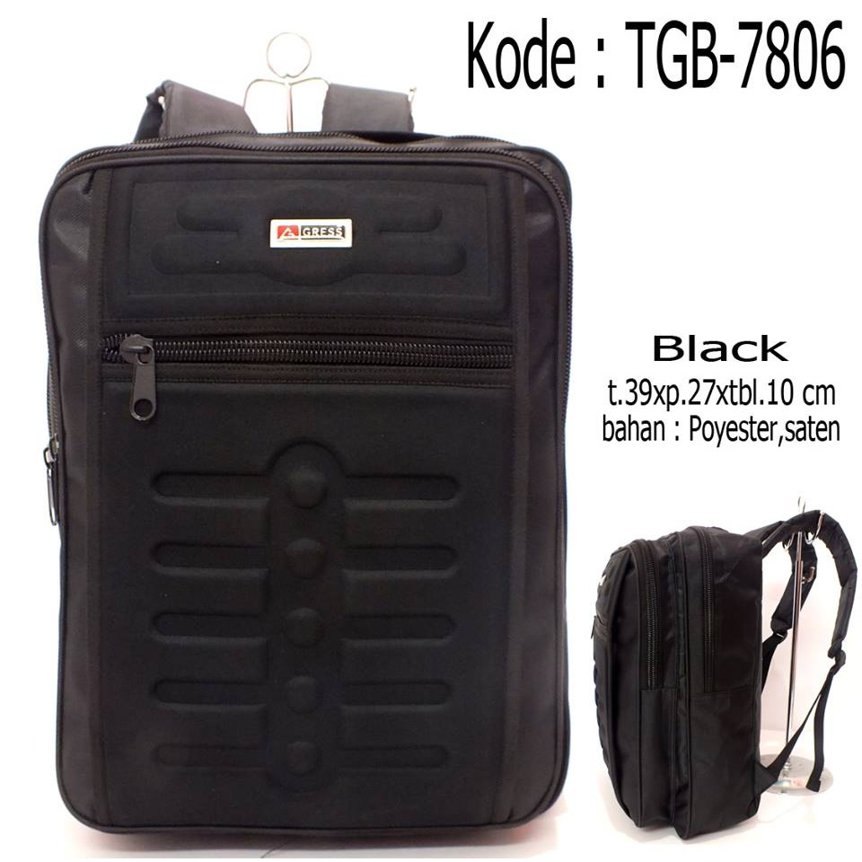 

Tas Merk GRESS Emboss Hitam,Buat Kuliah,Sekolah,Kerja,Murah,Tebal,Good