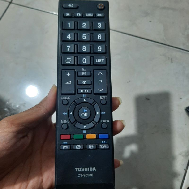 REMOTE REMOT TV LED TOSHIBA CT-90380 CT-90336 ORIGINAL