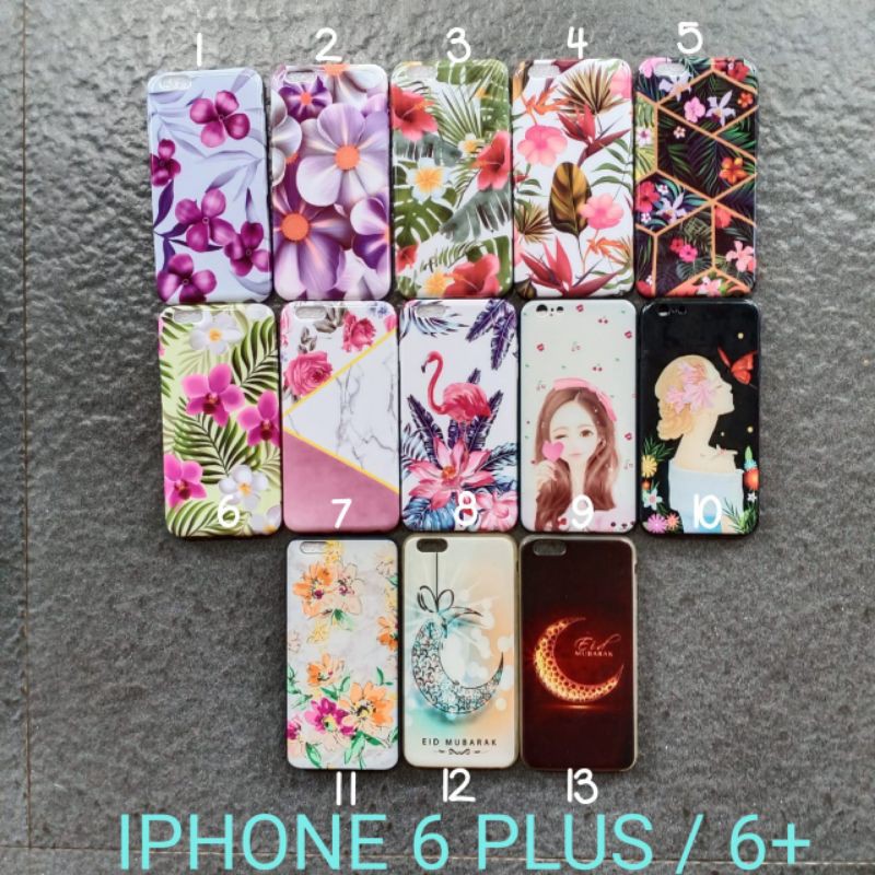 Case gambar iPhon 6+ 6 plus 5.5 motif cewek soft softcase softshell silikon cover