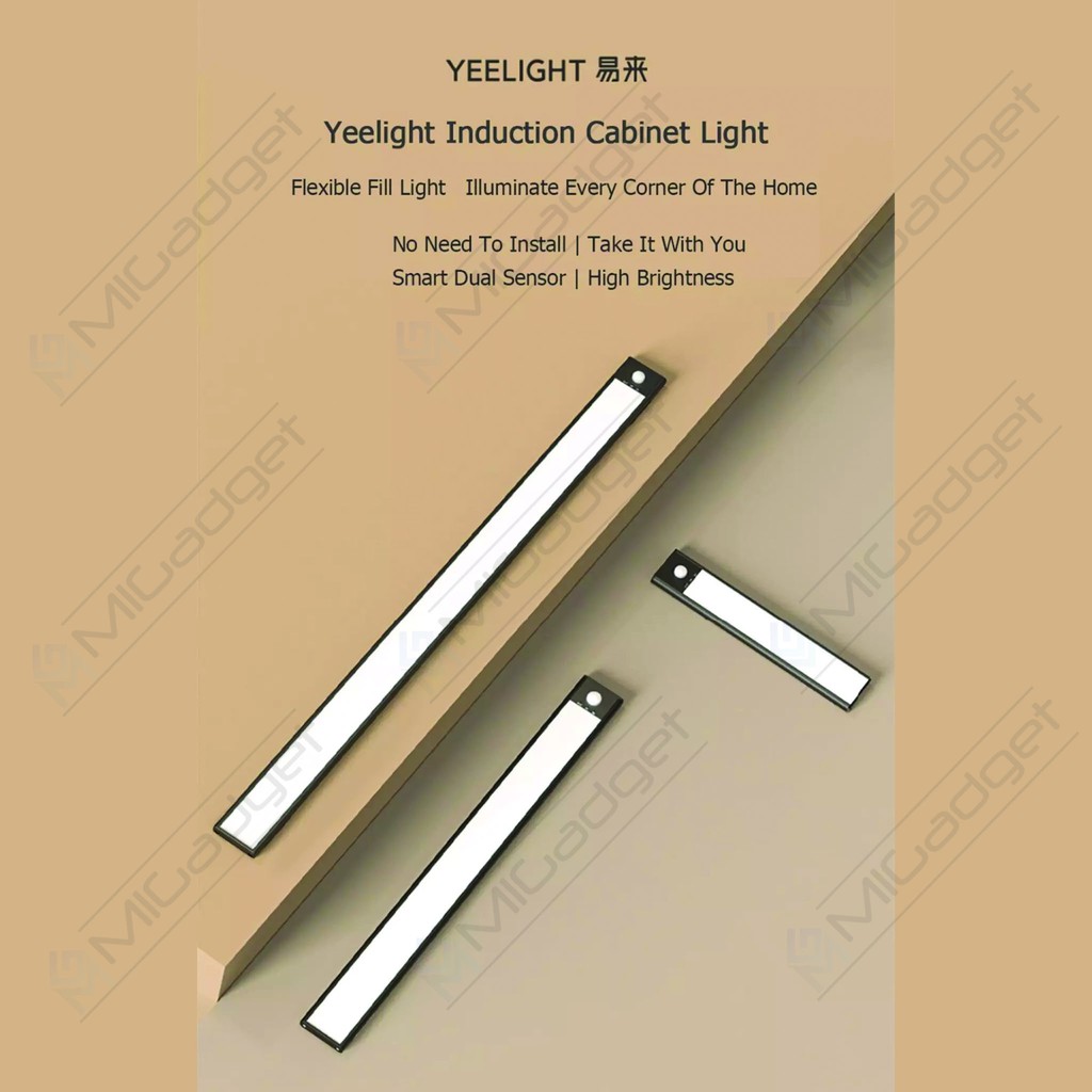 Yeelight Night Light Bar Motion Sensor LED Rechargable Cabinet Corridor Wardrobe