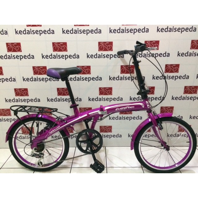 Sepeda Lipat Evergreen 20 Rem Vbrake
