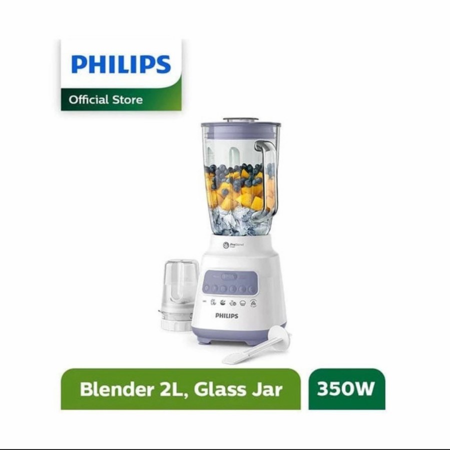 Blender Philips HR-2222 HR2222 HR 2222 HR2222/30 Kaca 2L Lavender